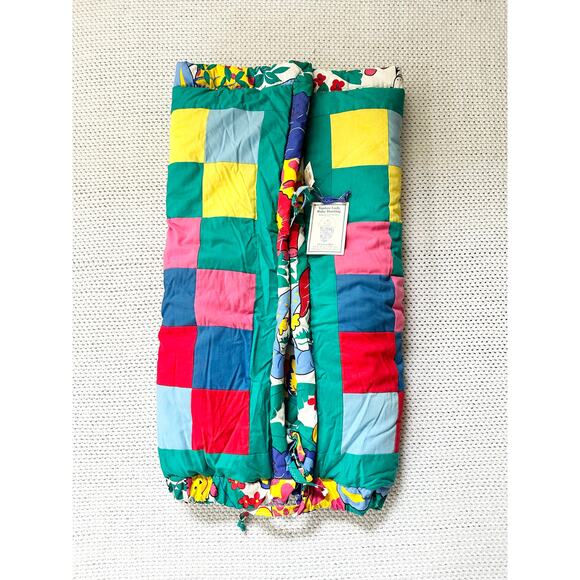 Yankee Lady Creations Vermont Baby Bunting Colorful Animal Quilted Blanket NOS - Picture 1 of 10